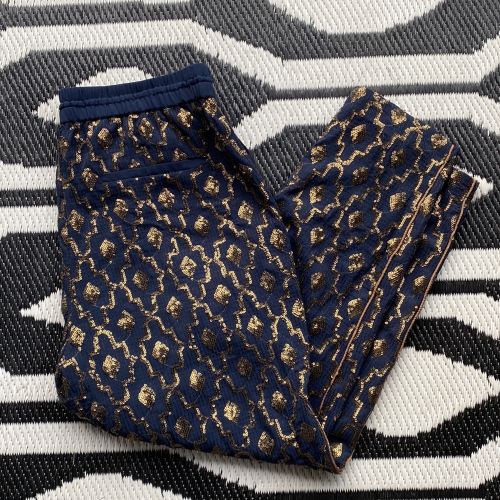 Anthropologie Siddah Sequin Pants - Picture 2 of 6
